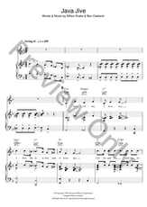 Java Jive piano sheet music cover